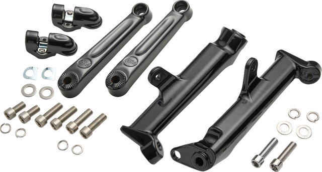 CIRO Frame Mounted Adjustable Highway Peg Mount - Extended - Black 60621