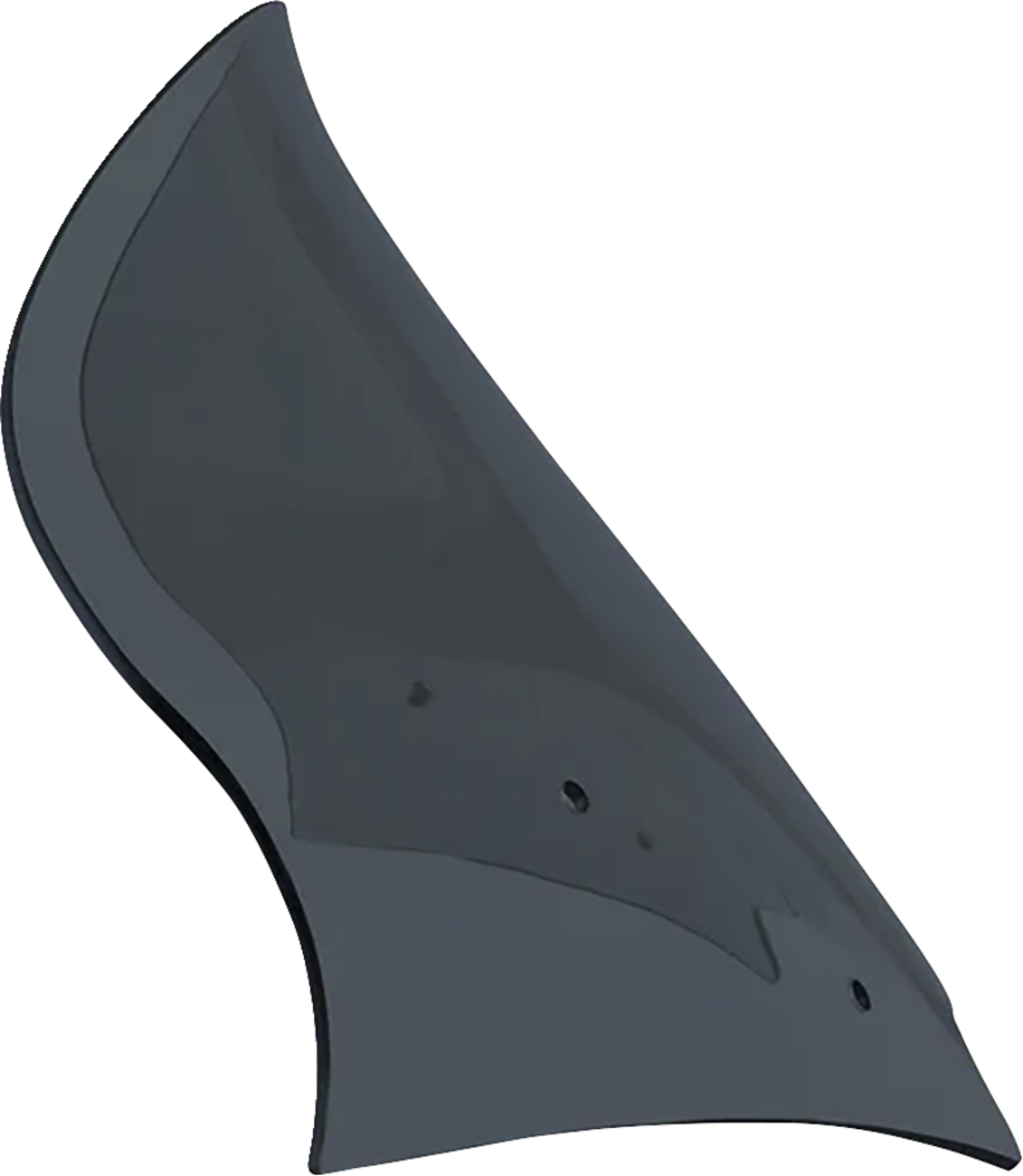 KLOCK WERKS Flare* Windshield - 12" - Dark Smoke - FLTR KWW-01-0705-DS