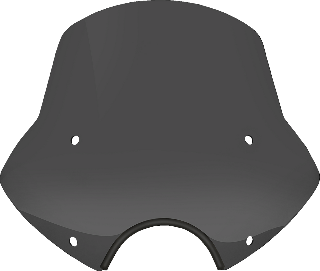 MEMPHIS SHADES Speed Demon Sportshields - 15" - 7" Headlight Cutout - Dark Black Smoke MEP54410