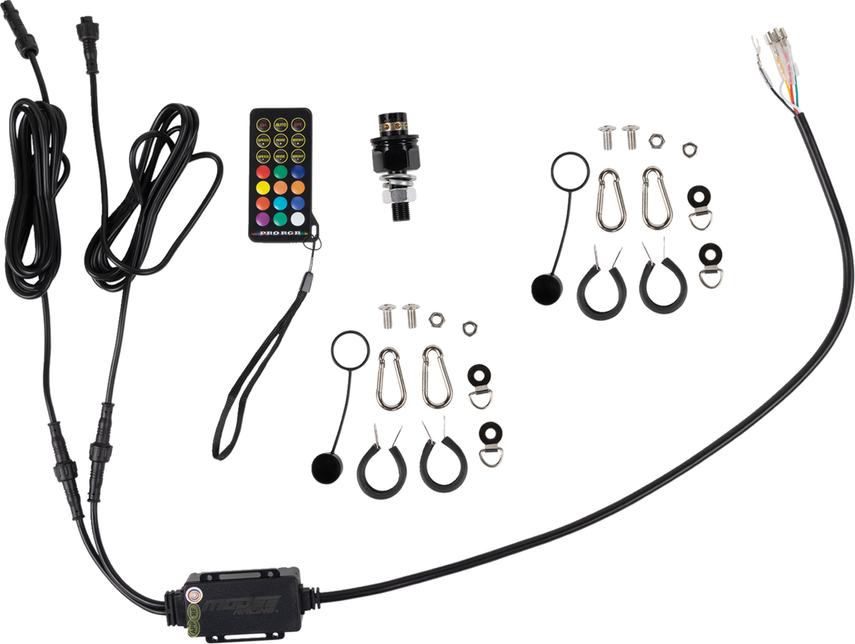 MOOSE RACING Quick Disconnect Whip Light - 4' QD-COBBTR-142-PU - Cycle City Outdoors