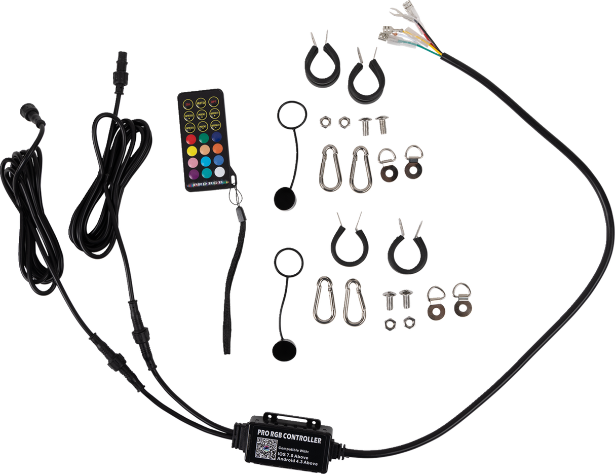 MOOSE RACING Quick Disconnect Whip Light - 2' QD-COBBTR-122-PU - Cycle City Outdoors