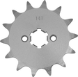 MOOSE RACING Front Sprocket - 14 Tooth - KX 125 26-2117-14CRMO - Cycle City Outdoors