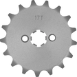 MOOSE RACING Front Sprocket - 17 Tooth - TS50 26-3109-17CRMO - Cycle City Outdoors