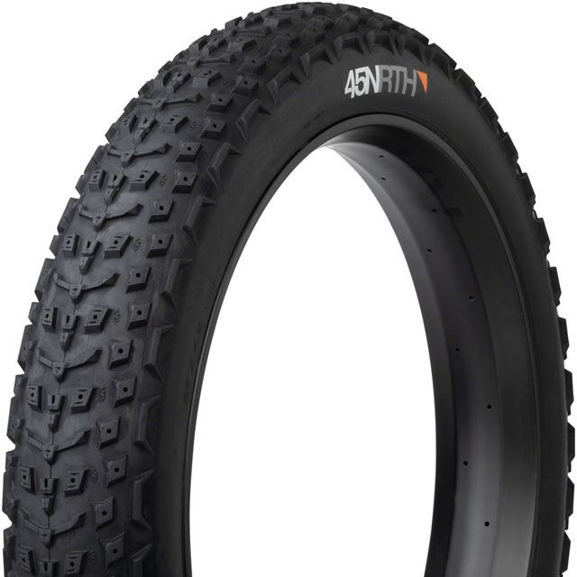 45NRTH Dillinger 5 Fat Bike Tire - 26x4.6 Black | 120 TPI Tubeless | Custom Studdable