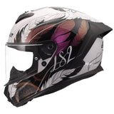 LS2 Rapid III Full Face Street Helmet | Dreamcatcher | Chameleon White | XS–3XL | 820-1231