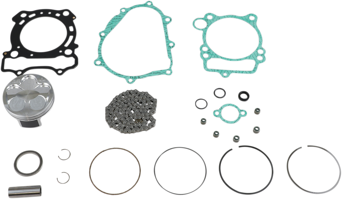 VERTEX Top End Piston Kit - 76.96 mm - Yamaha YZ250F VTKTC23391B