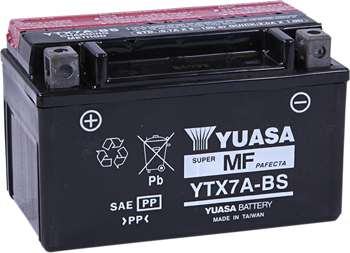 YUASA AGM Battery - YTX7A-BS - .33 L YUAM32X7A