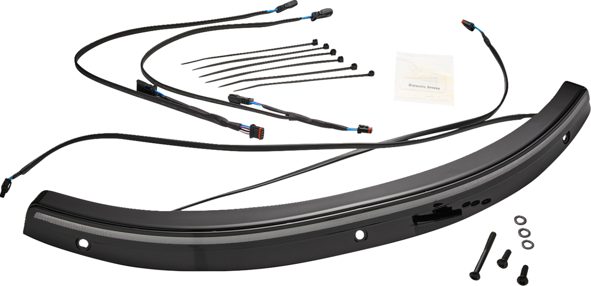 CIRO Solaire LED Windshield Trim - Black 12001