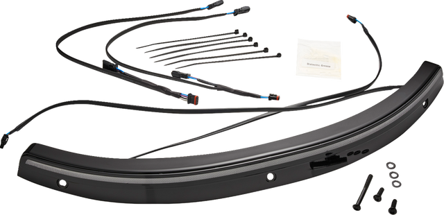 CIRO Solaire LED Windshield Trim - Black 12001