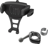CIRO Phone Holder - Constrictor - Black - Black 7/8" | 1" Handlebar Mount 50353