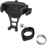 CIRO Phone Holder - Constrictor - Black - Black 1-1/8" | 1-1/4" Handlebar Mount 50355