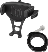 CIRO Phone Holder - Constrictor - Black - Black 1-1/2" Handlebar Mount 50357