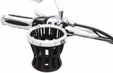CIRO Drink Holder - Gen 2 - Chrome - Chrome 1-1/8"/1-1/4" Handlebar Mount 55414