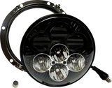 CUSTOM DYNAMICS Headlight - Shark Demon? - LED - Color Changing SD2-7-13