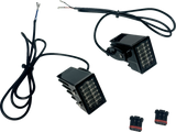 CUSTOM DYNAMICS Rear Strut Mount LED Turn Signals - Black with Smoke Lens CD-RTS-18ST-B