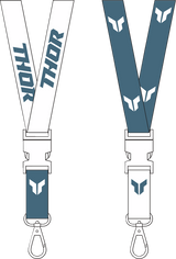 THOR Lanyard - Steel/White 9501-0309
