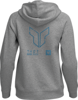 THOR Women's Trax Pullover Hoodie - Heather Light Gray - Medium 3051-1241