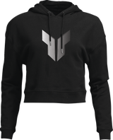 THOR Women's Noise Pullover Crop Hoodie - Black - XL 3051-1248