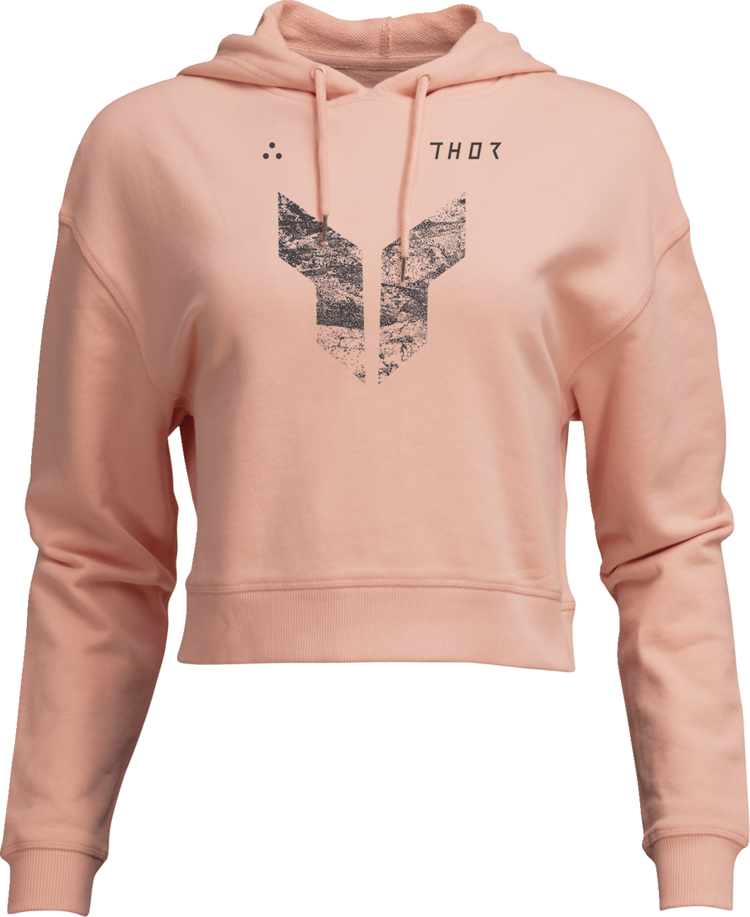 THOR Women's Iconic Pullover Crop Hoodie - Pink - Medium 3051-1250