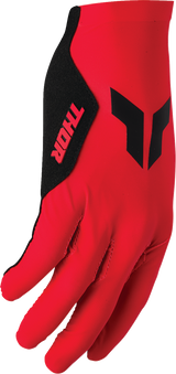 THOR SPORTMODE Iconic Gloves - Red - XS 3330-8012