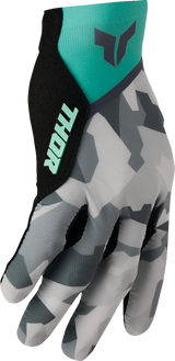 THOR Women's SPORTMODE Shadow Gloves - Teal - XL 3331-0279