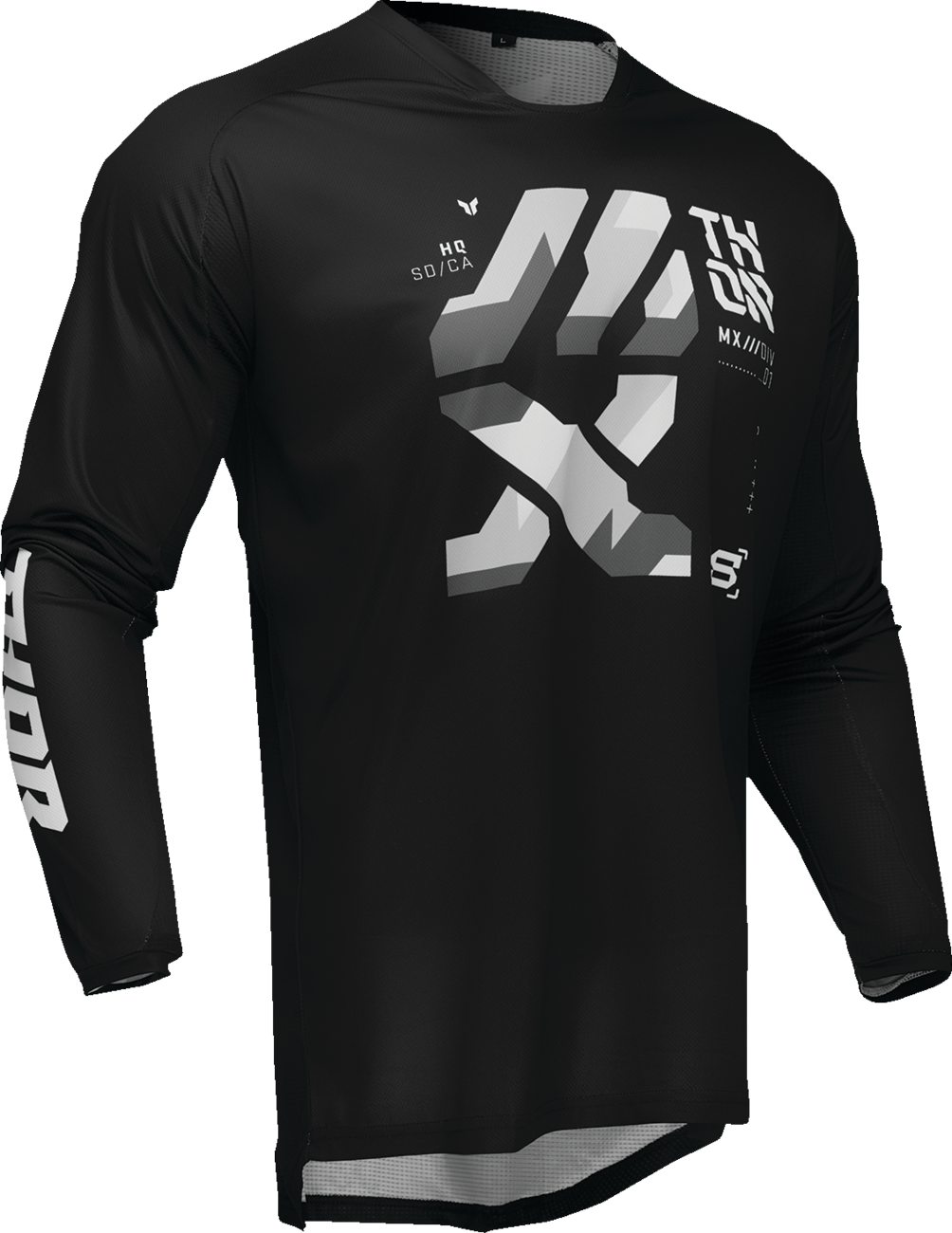 THOR LAUNCHMODE Brave Jersey - Black/Gray - 3XL 2910-8224