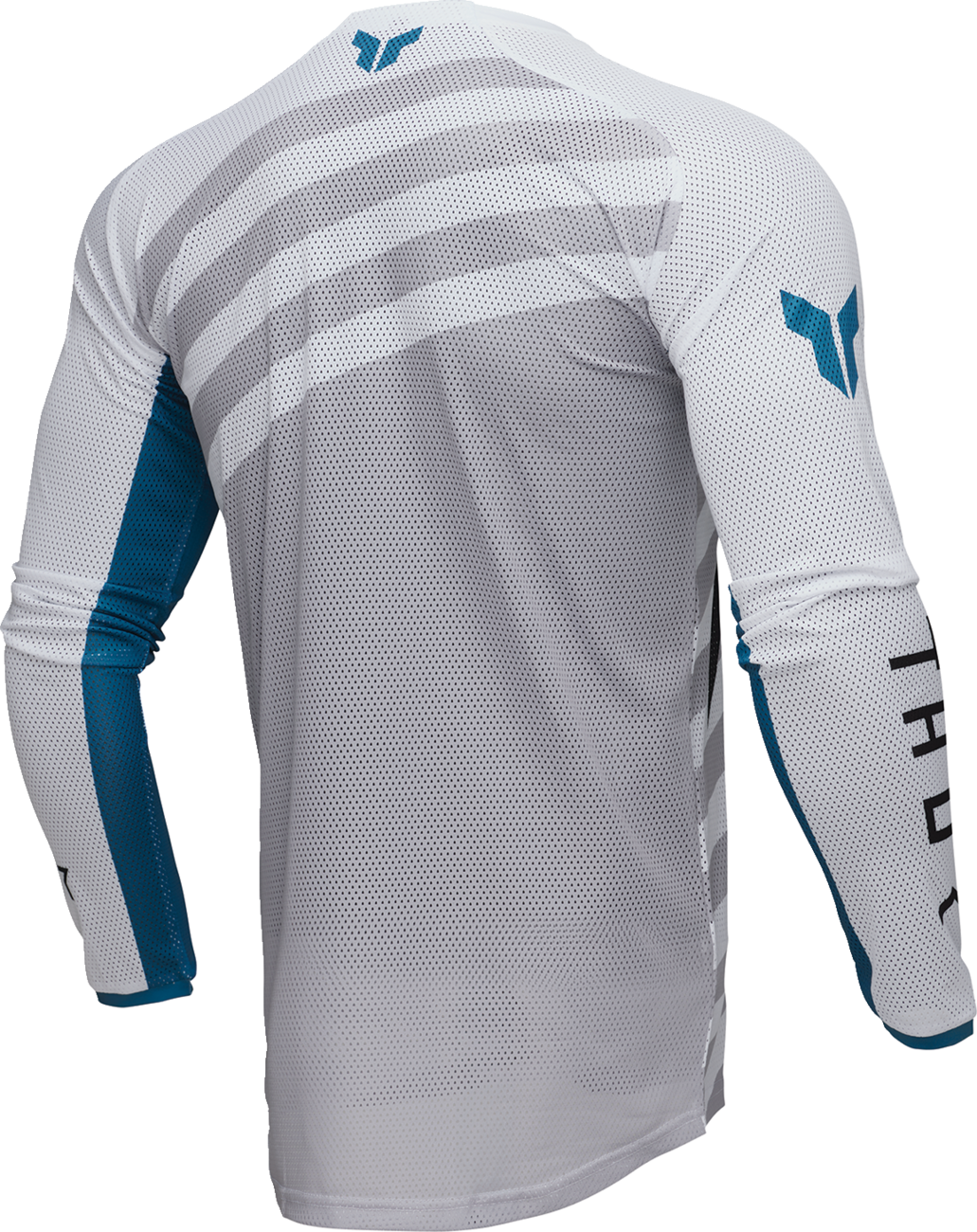 THOR LAUNCHMODE Vented Raid Jersey - White/Gray - 3XL 2910-8255