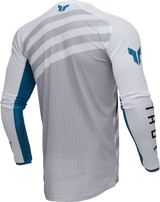 THOR LAUNCHMODE Vented Raid Jersey - White/Gray - 3XL 2910-8255