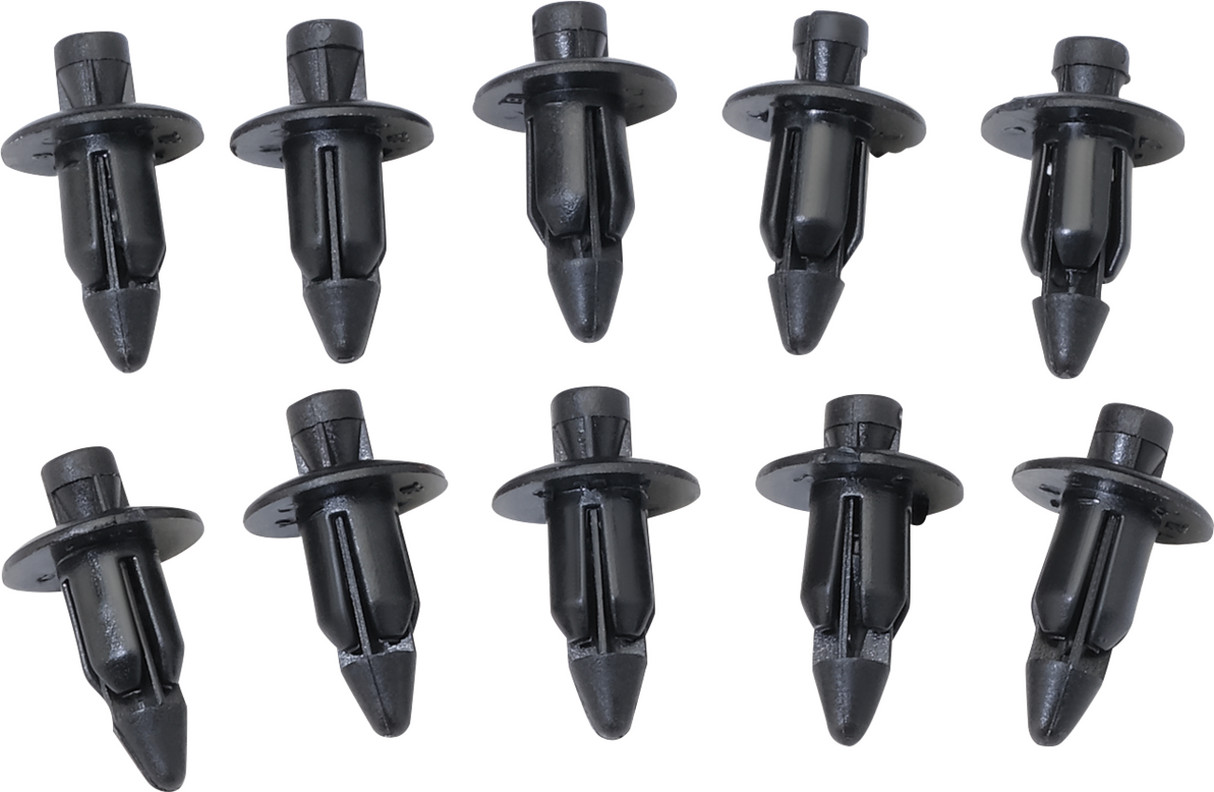 MOOSE RACING Push Rivet Kit - 3-Stage - M6 - 10 Pack 1725