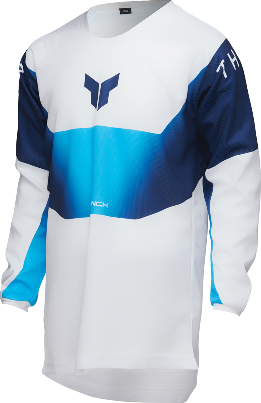 THOR Youth LAUNCHMODE Storm Jersey - White - XL 2912-2571