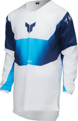 THOR Youth LAUNCHMODE Storm Jersey - White - Large 2912-2570