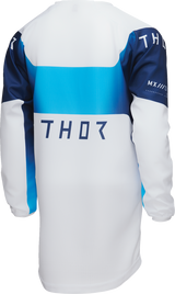 THOR Youth LAUNCHMODE Storm Jersey - White - XL 2912-2571