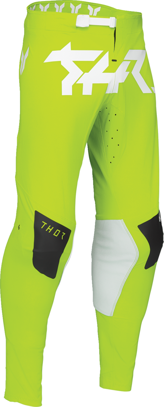 THOR Youth SPORTMODE Riot Pants - White/Acid - 26 2903-2571