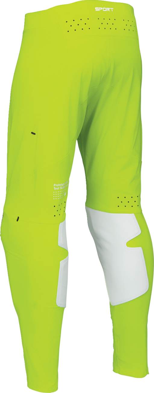 THOR Youth SPORTMODE Riot Pants - White/Acid - 26 2903-2571