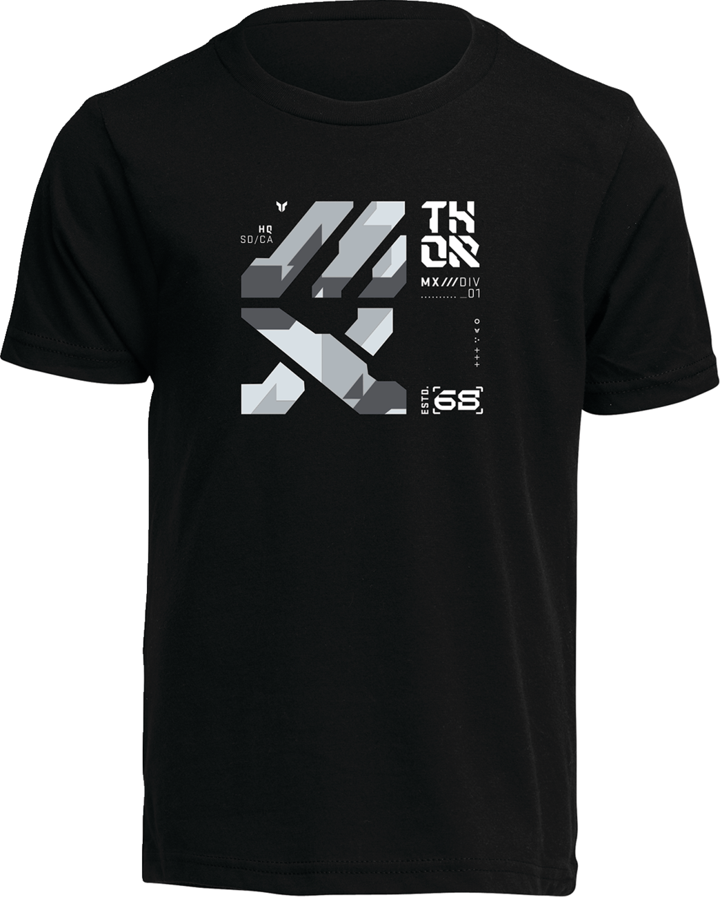 THOR Youth Forge T-Shirt - Black - Large 3032-3855