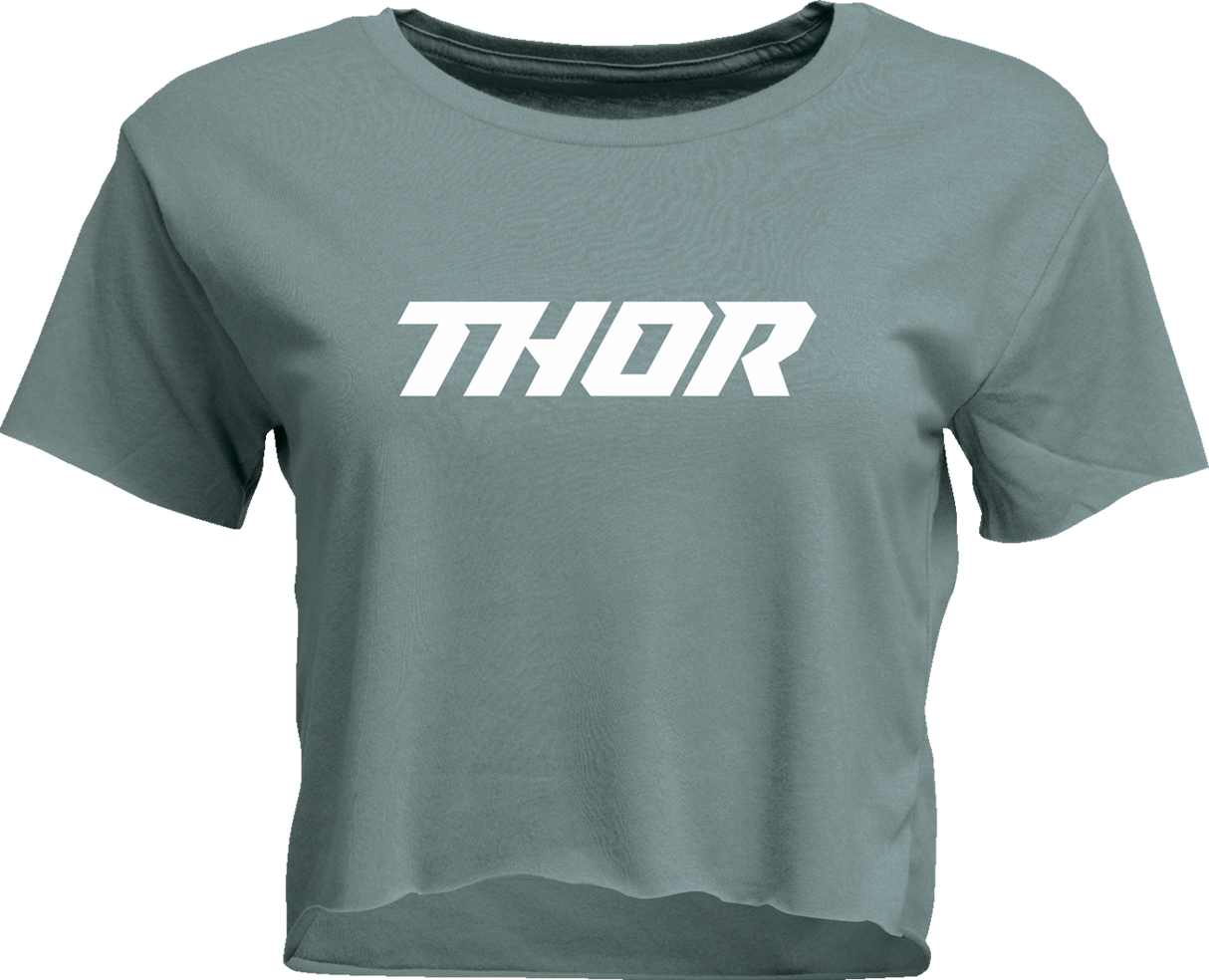 THOR Women's Corp Crop T-Shirt - Mineral - XL 3031-4315