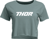 THOR Women's Corp Crop T-Shirt - Mineral - XL 3031-4315