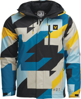 THOR Brave Heavyweight Tour Jacket - Blue/Yellow - 2XL 2920-0821