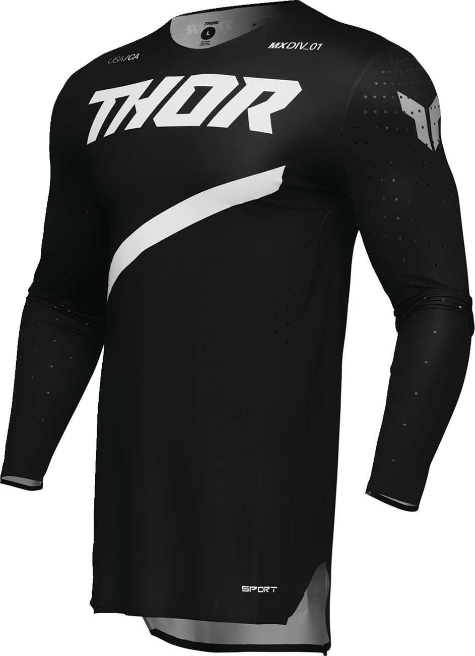 THOR SPORTMODE Brave Jersey - Black- Small 2910-8088
