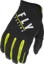 Windproof Gloves Black/Hi Vis Sz 07 - Cycle City Outdoors
