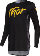 THOR Women's SPORTMODE Shadow Jersey - Black - XL 2911-0329