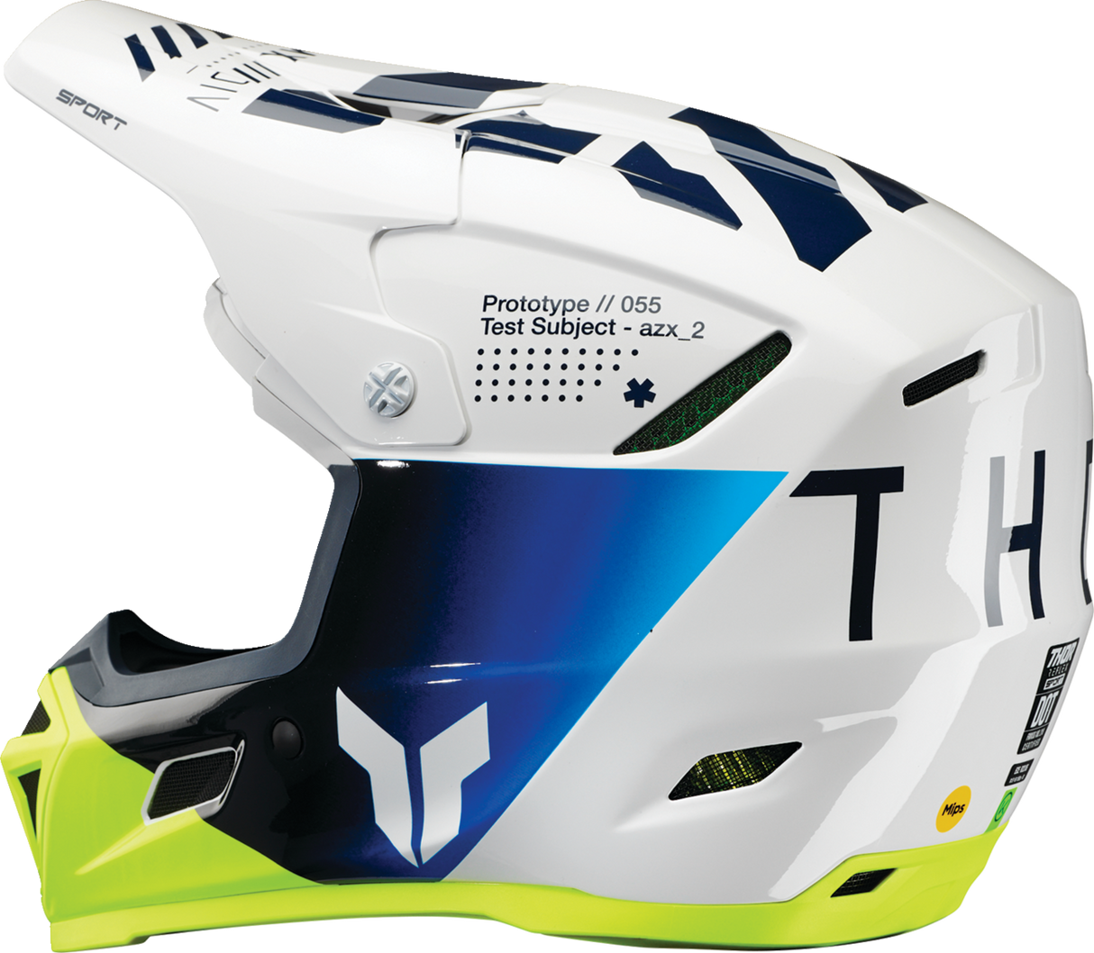THOR Reflex Sport Helmet - Strike - MIPS¨ - Navy/Acid - XS 0110-8787