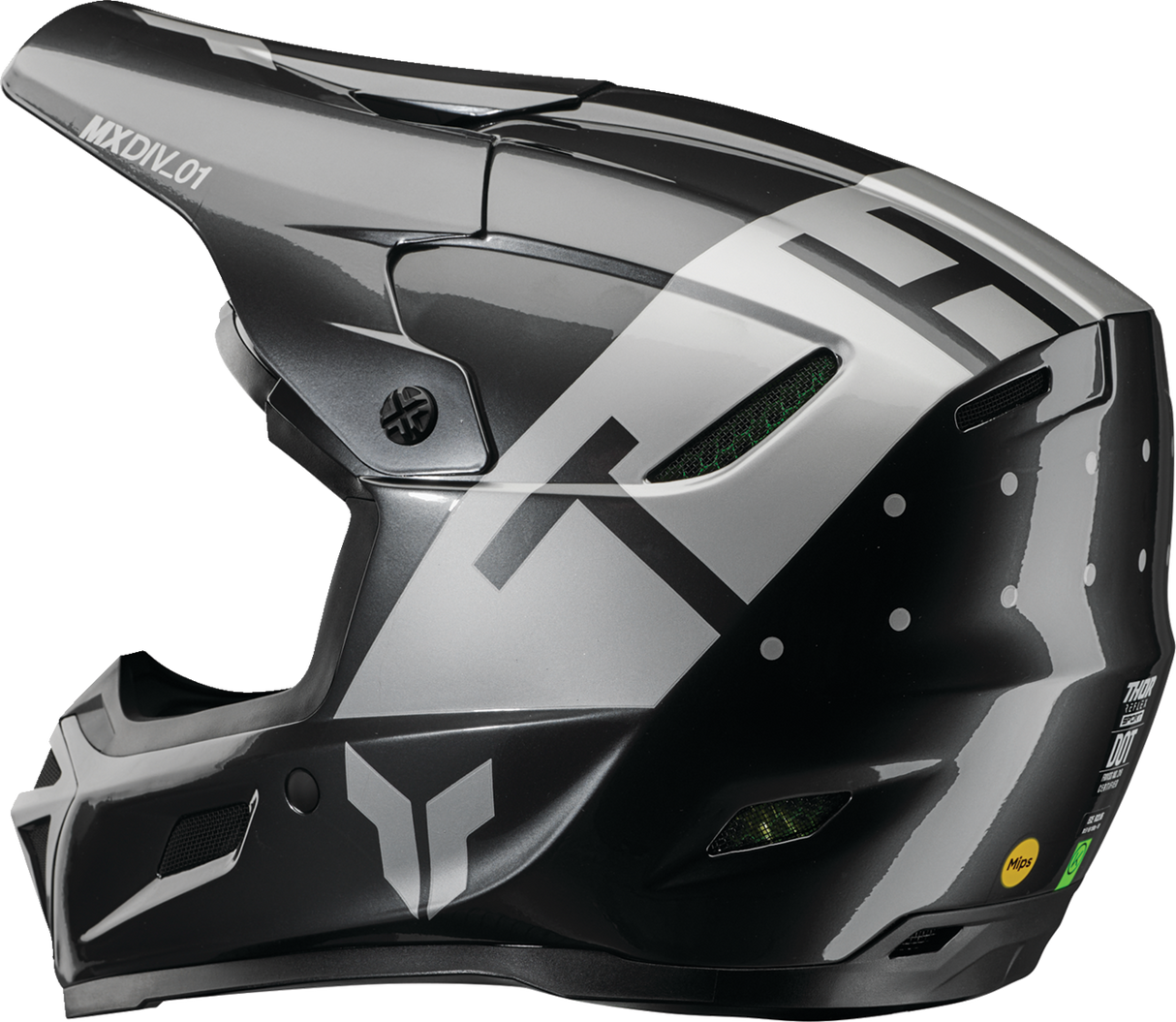 THOR Reflex Sport Helmet - Rogue - MIPS¨ - Charcoal/Silver - XS 0110-8793