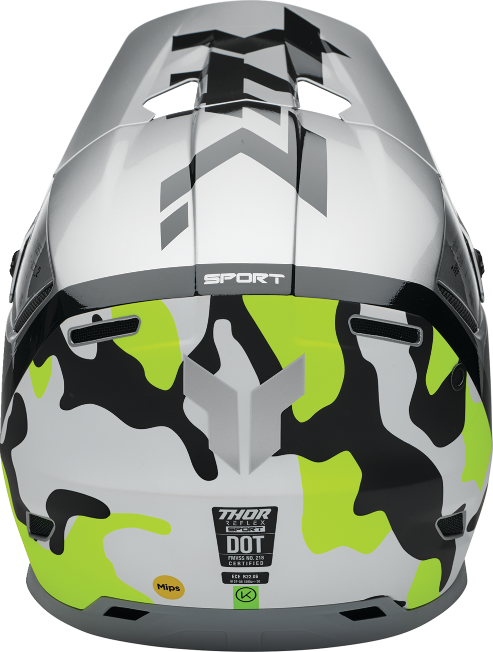 THOR Reflex Sport Helmet - Riot - MIPS¨ - Gray/Acid - 2XL 0110-8774