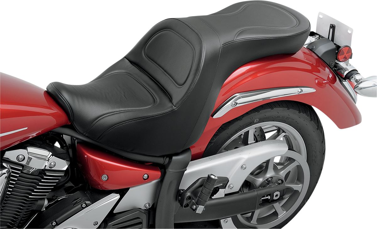 Saddlemen Explorer Motorcycle Seat for Yamaha XVS1300 | Split-Cushion Support & Driver/Passenger SaddleGel