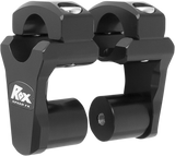 ROX SPEED FX Risers - Pivoting - 2" - Oversized Handlebars - Black 1R-P2PPK