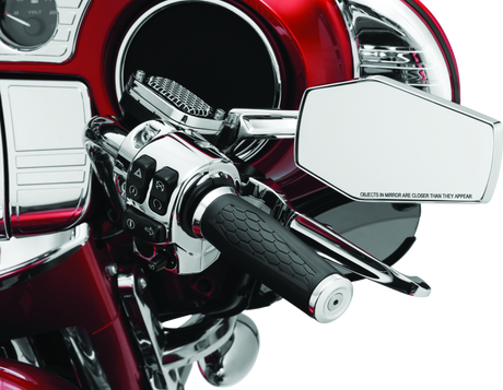Kuryakyn Hex Mirrors Chrome - Cycle City Outdoors