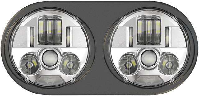 Custom Dynamics ProBeam? LED Headlamps - FLTR - Chrome PB-RG13-C - Cycle City Outdoors