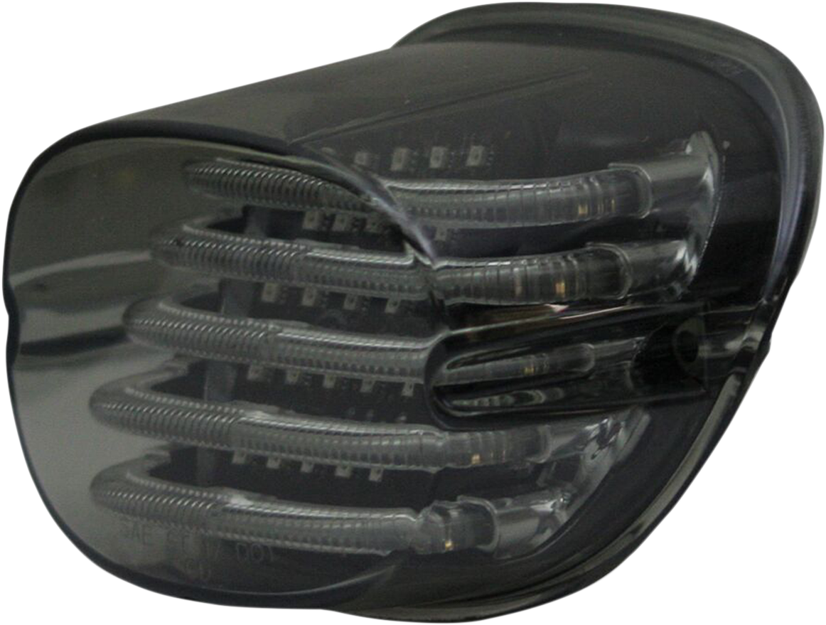Custom Dynamics Taillight - without License Plate Illumination Window - Smoke PB-TL-SB-S - Cycle City Outdoors