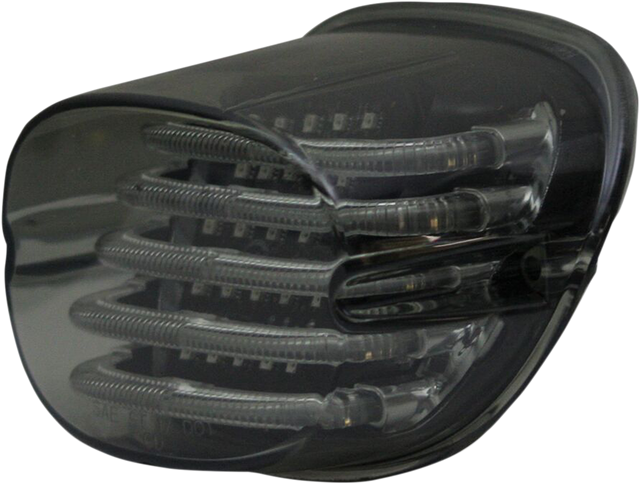 Custom Dynamics Taillight - without License Plate Illumination Window - Smoke PB-TL-SB-S - Cycle City Outdoors